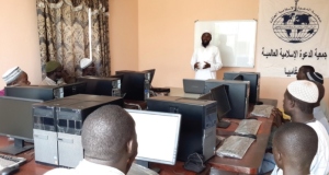 دورة في الحاسوب  لعدد من دعاة ومدرسي غامبيا