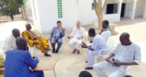 زيارة مسجد ومدرسة بنتهما الجمعية بمنطقة انغينيين السنغالية